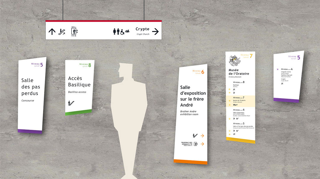 Nouvelle signalétique intérieure